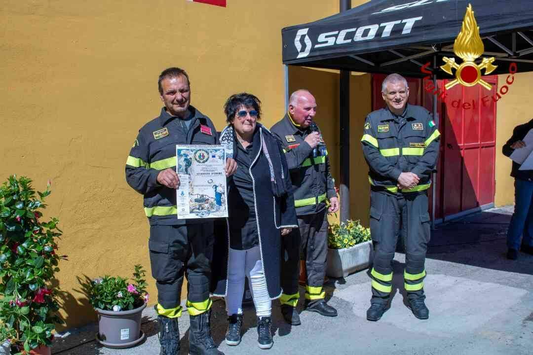 Ventennale del distaccamento volontari dei Vigili del Fuoco di Canelli