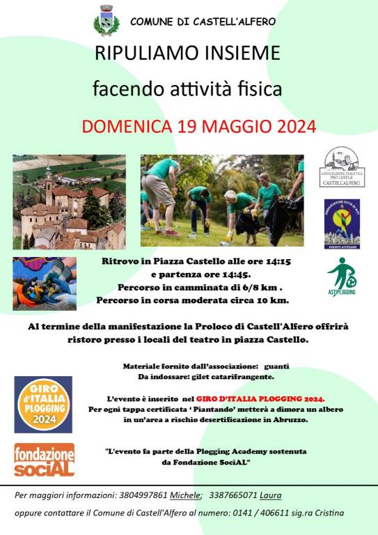 plogging castell'alfero