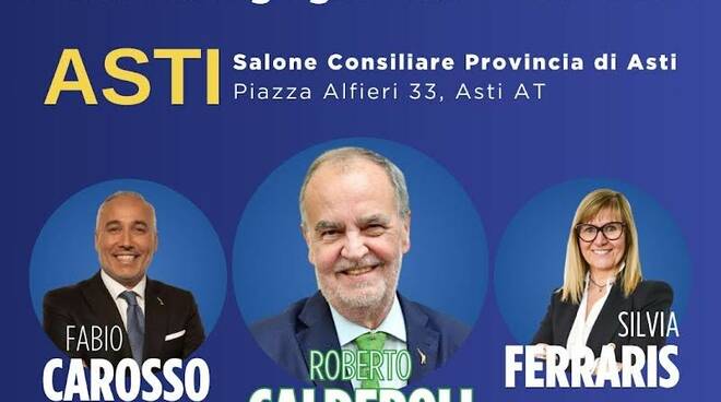 Roberto Calderoli domenica ad Asti 