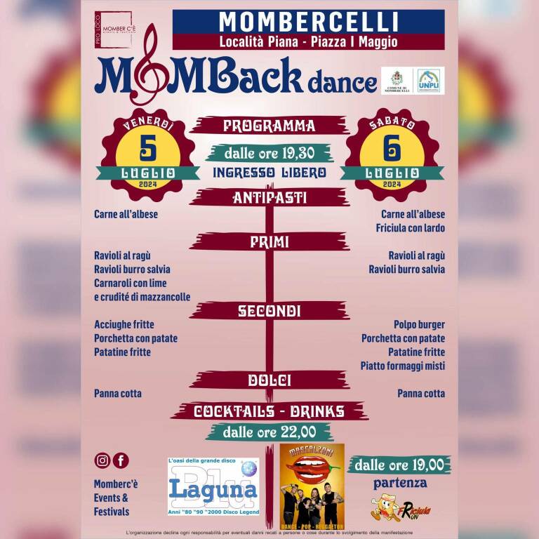 mombercelli 2024 friciula run e MOMBack dance