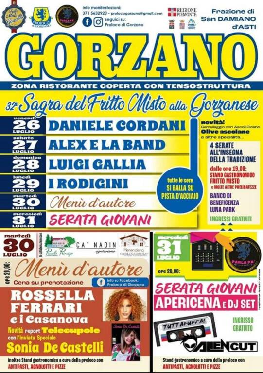 Festa a Gorzano 2024