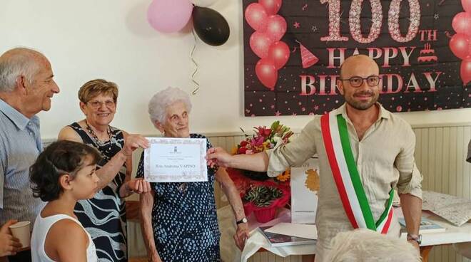 Rita Andreina Vapino 100 anni