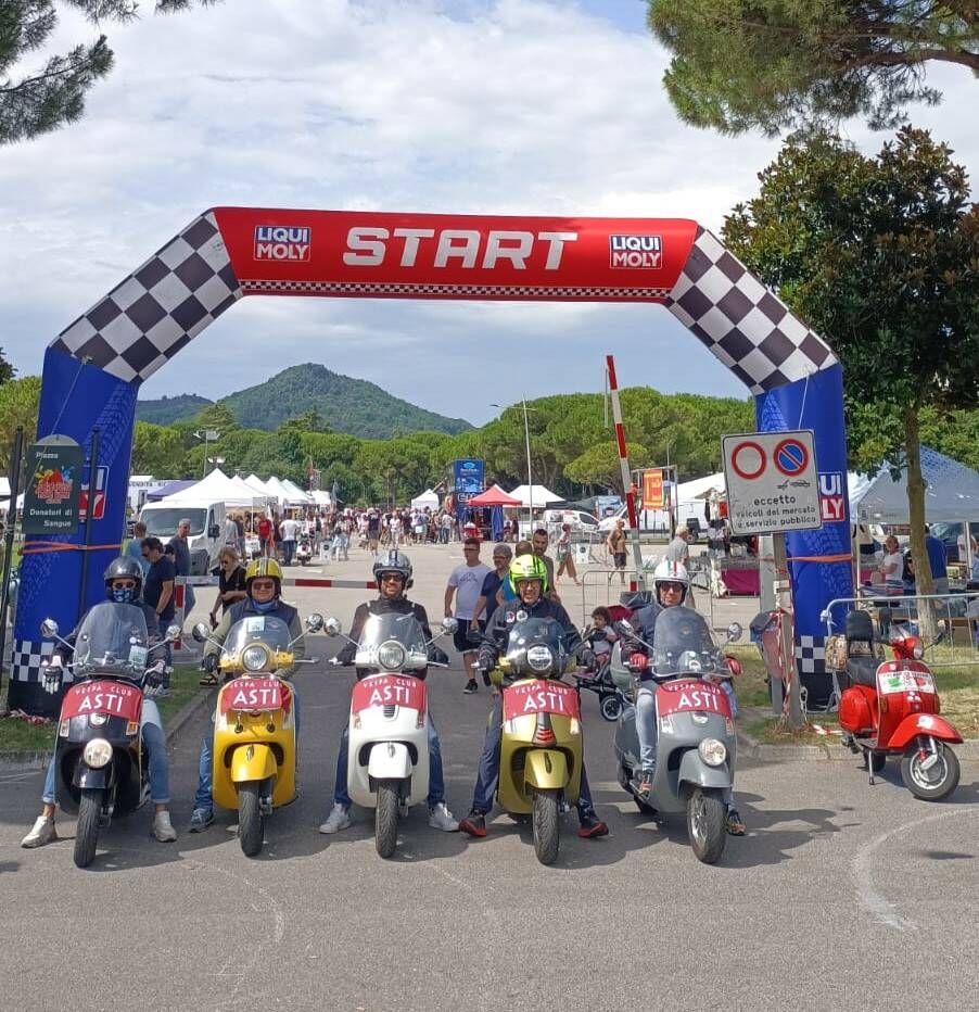 vespa club asti al European Vespisti Week 2024