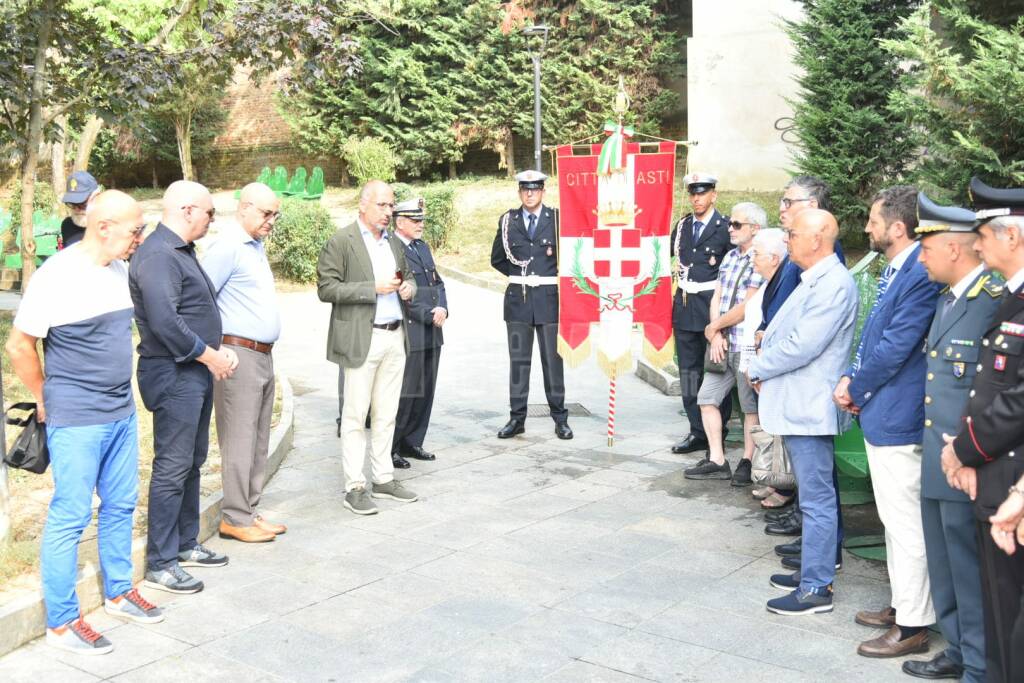 Asti, Commemorazione della strage di Bologna in memoria dell'astigiano Mauro Alganon foto Virga