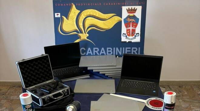 carabinieri recupero refurtiva furto incisa scapaccino