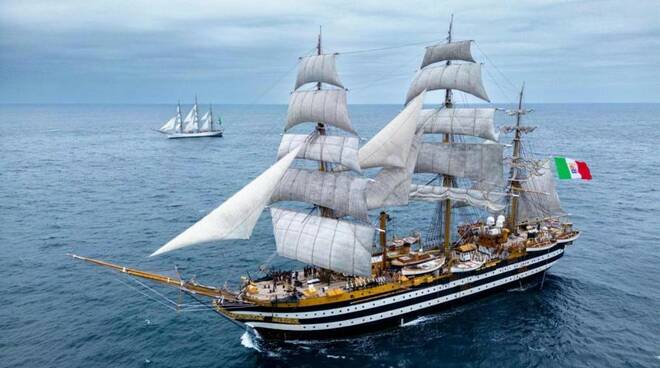 nave Amerigo Vespucci fonte https://www.regione.piemonte.it/web