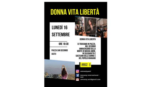 donna vita libertà amnesty asti