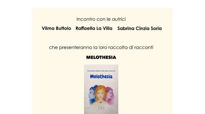 melothesia romanzo presentazione canelli