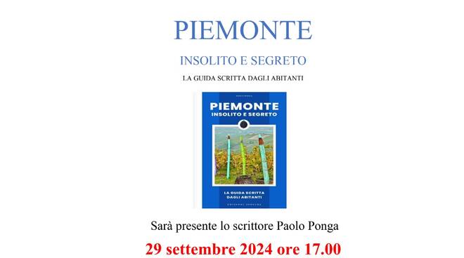 presentazione guida turistica piemonte insolito segreto musarmo