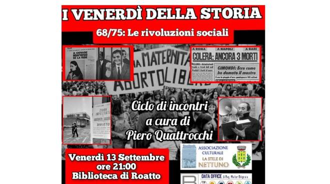 venerdì della storia roatto anni 60-70